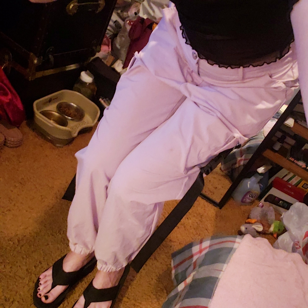 Pink cargo pants - Picture 6 of 11